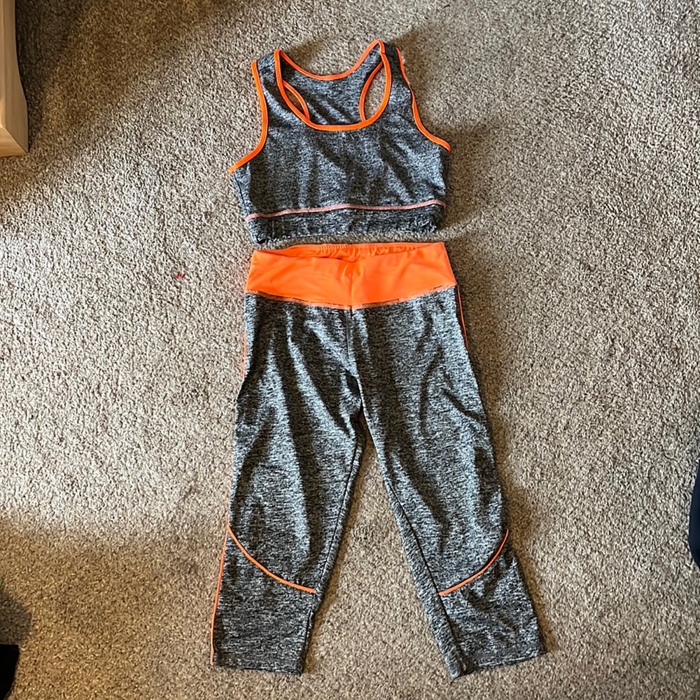 Workout Bra and Capri Set